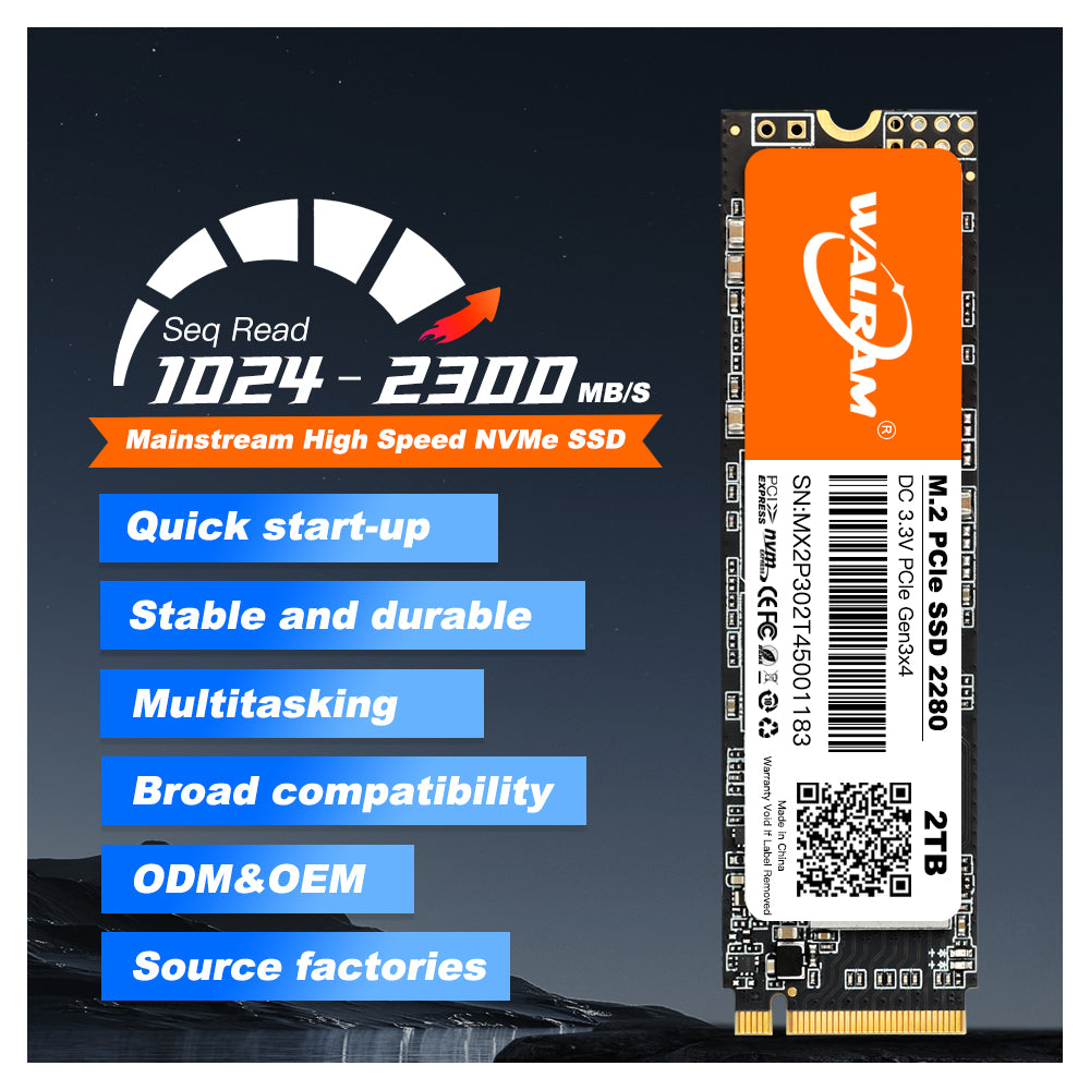 M.2 NVMe 2280 PCIe 3.0 SSD