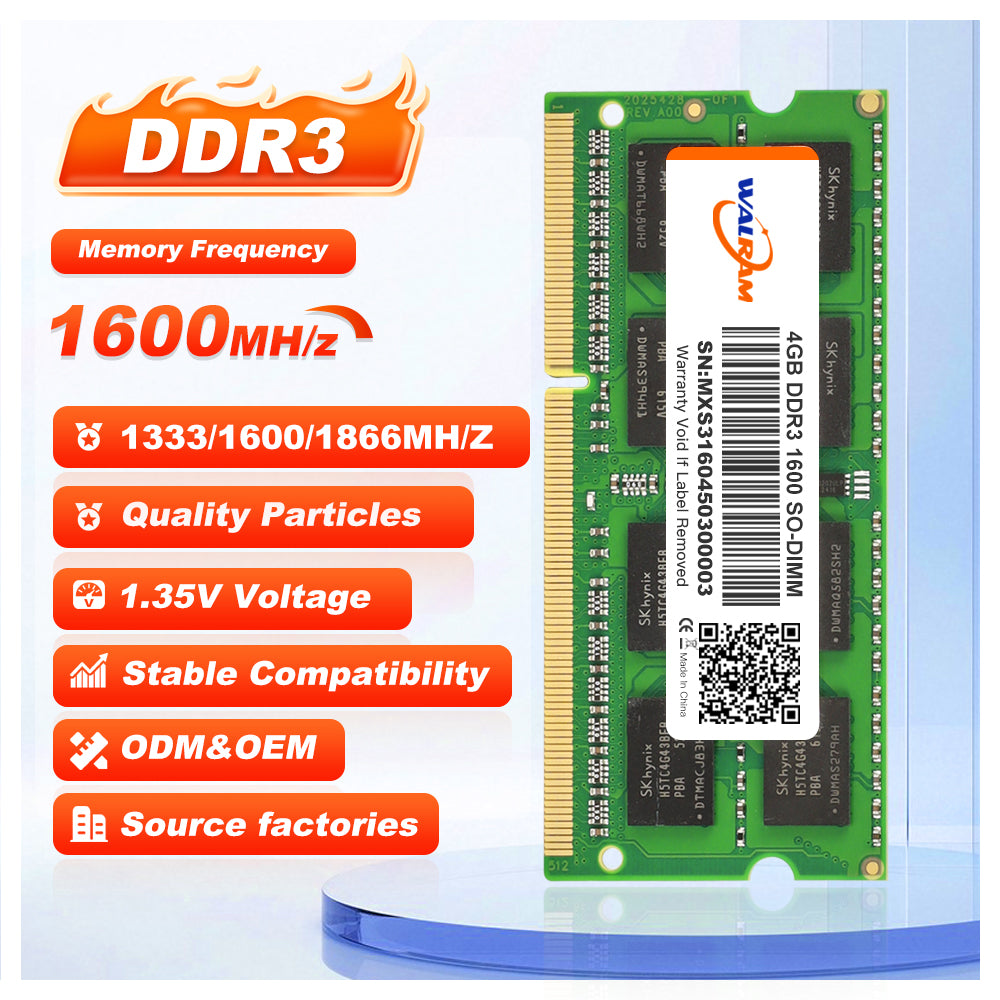 Memória RAM DDR3 para Notebook