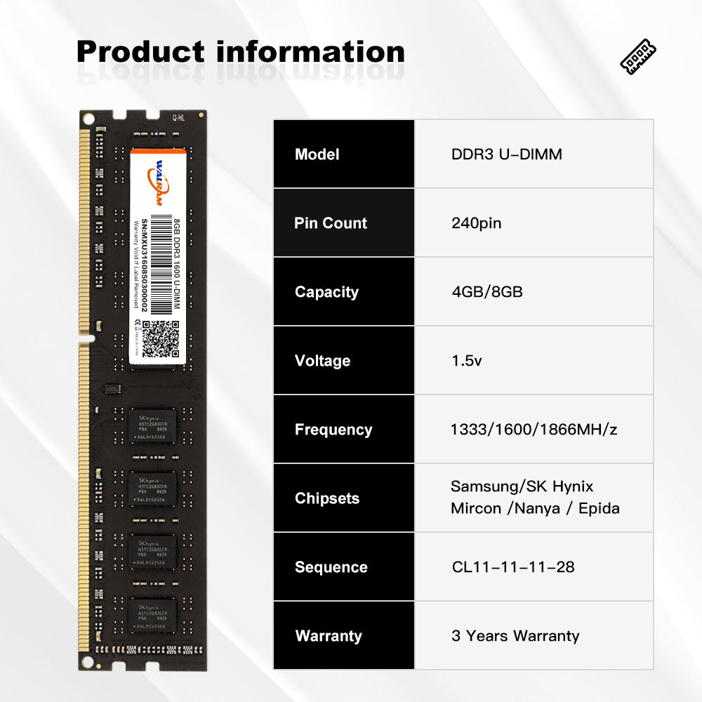 Memória RAM DDR3 Para PC