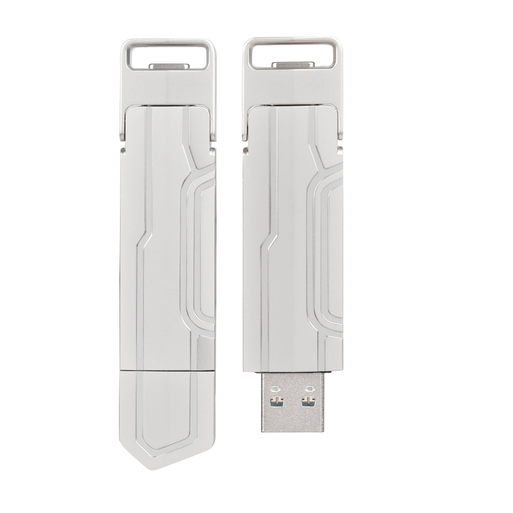 2 em 1 Silver Walram Portátil Externo USSD