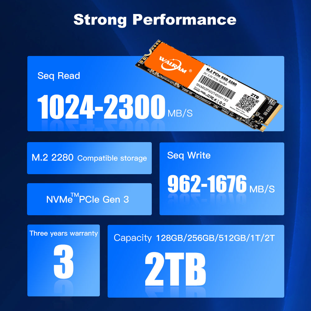 SSD M.2 NVMe 2280 PCIe 3.0