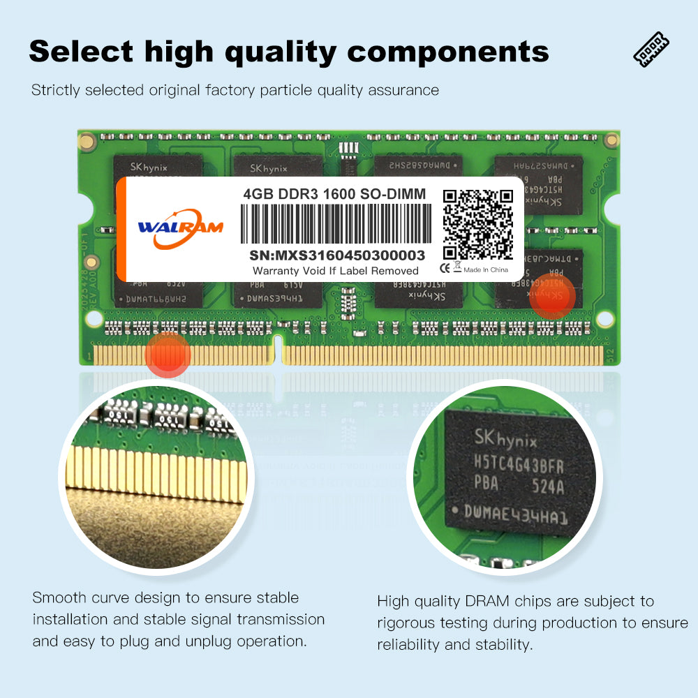 Memória RAM DDR3 para Notebook