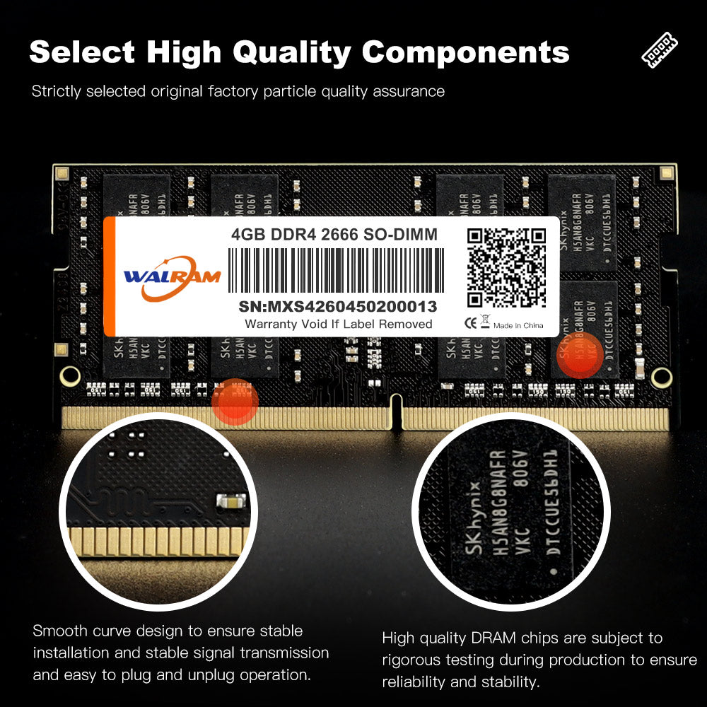 Memória RAM DDR4 para notebook
