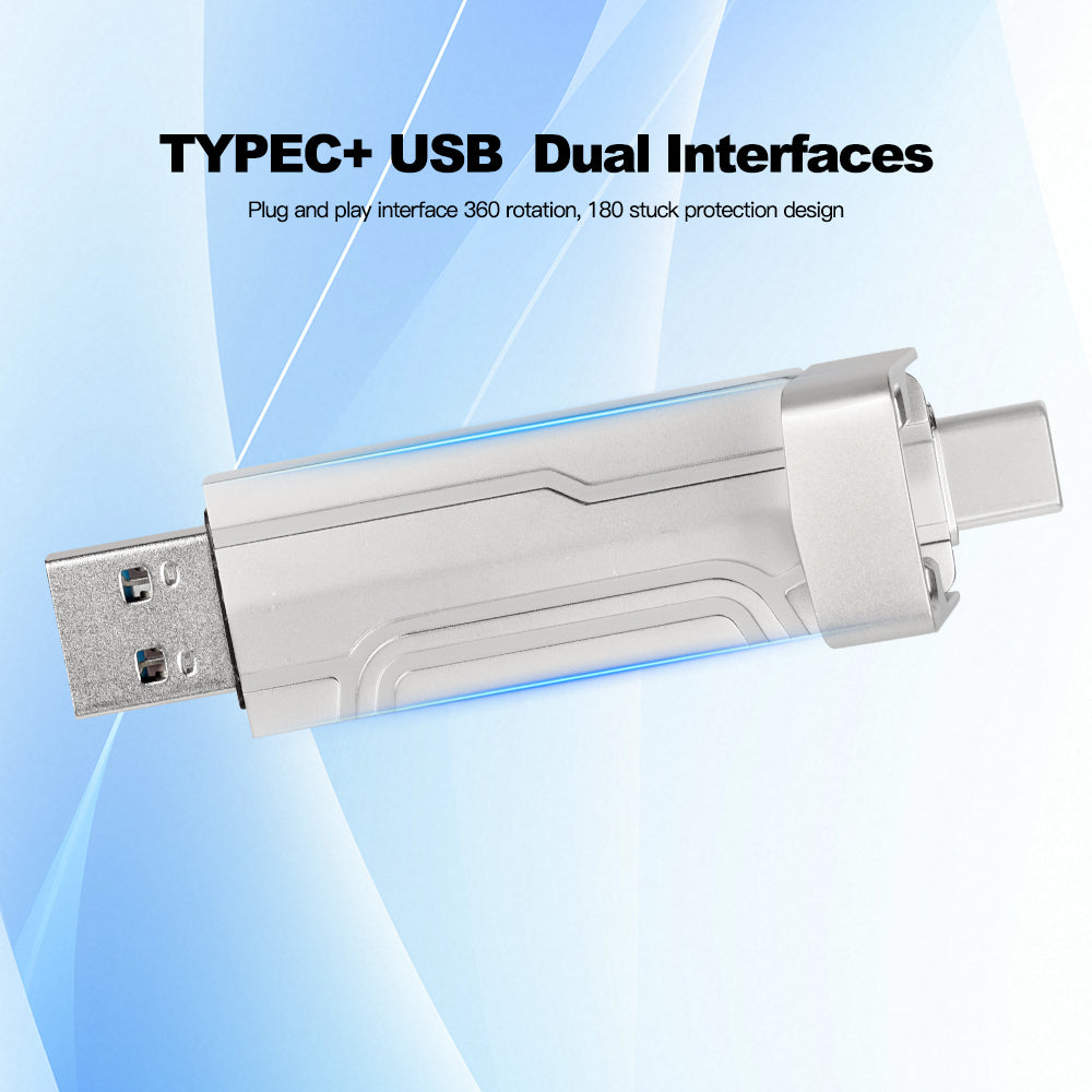2 em 1 Silver Walram Portátil Externo USSD
