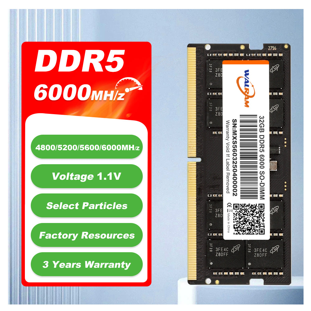 Memória RAM DDR5 para Notebook